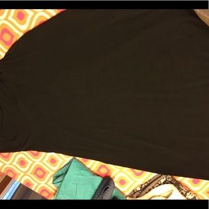 Long stretchy black skirt, 35” plus 7” high waist
